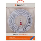 تصویر کابل premium flat usb cable griffin کابل 3 متری