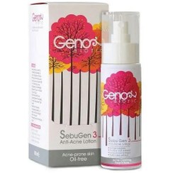 تصویر محلول صورت و بدن ژنوبایوتیک Geno Biotic (مناسب پوست های چرب و جوش دار)حجم 100 میل 