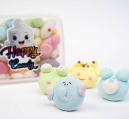 تصویر مارشملو ظرفی کوچک هپی کندی Marshmlo happy candy