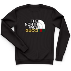 تصویر دورس مشکی پنبه ای the north face gucci 