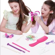 تصویر دستگاه بافت مو دخترانه باطری خور ا Diy Rope Bracelet Toy Set For Girls Diy Rope Bracelet Toy Set For Girls