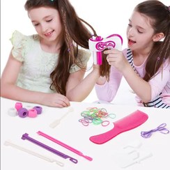 تصویر دستگاه بافت مو دخترانه باطری خور Diy Rope Bracelet Toy Set For Girls _ 892