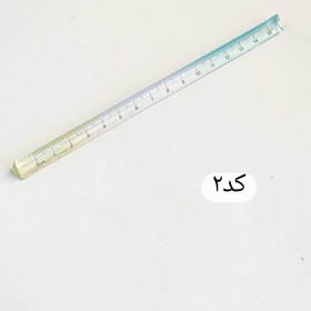 تصویر خطکش چند وجهی شفاف - کد 