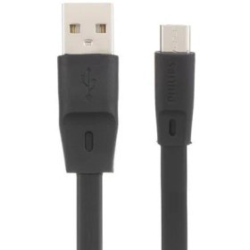 تصویر کابل تبدیل USB به microUSB فیلیپس مدل DLC2519 CB طول 1.8 متر Philips DLC2519 CB USB to MicroUSB Cable 1.8 m