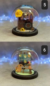 تصویر گوی شیشه ای _کد ۱۰۶۵ - طرح 