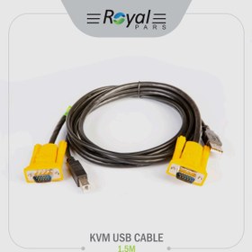 تصویر كابل ROYAL KVM USB 1.5M 