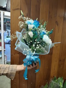 تصویر دسته گل آبی مناسب برای آقایون - اصفهان 