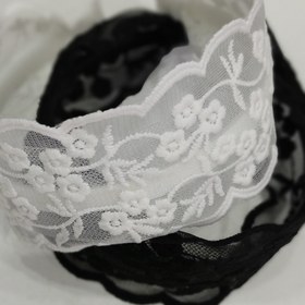 تصویر تل گیپوری پینترستی ترند - مشکی / خاخالی 