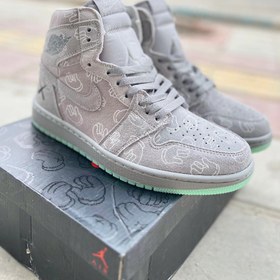 تصویر کتونی نایک ایر جردن 1 رترو کاز سایز ۴۰ تا ۴۵ Jordan 1 Retro Kaws - سایز ۴ Jordan kaws