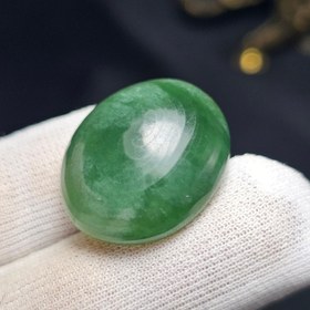 تصویر نگین سنگ طبیعی یشم معدنی کد 37355 