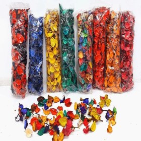 تصویر گل خشک چند رنگ 