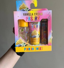 تصویر پک ۳تکه کاپ کیک pink in sweet 