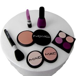 تصویر تاپر فوندانتی لوازم آرایشی مجموعه 8 عددی - گوگولی ها 