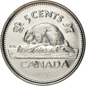 تصویر سکه 5 سنت کانادا 2002 Coin 5 Cents Canada 2002