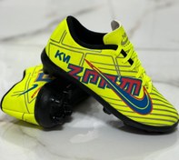 تصویر کفش فوتبال نایک امباپه رنگ نارنجی 