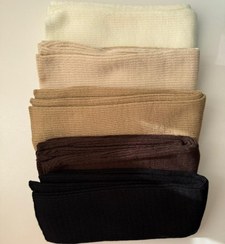 تصویر لگ وارمر جدید مشکی و نسکافه ای 