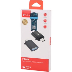 تصویر مبدل USB 3.0 به Type-C پرووان مدل PCO19 ProOne USB 3.0 To Type-C Converter Model PCO19