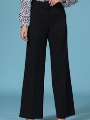 تصویر شلوار زنانه پارچه ای دمپا گشاد کلاسیک برنس مدل ویکتوریا 