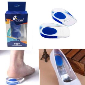 تصویر کاپ طبی ژله ای خار پاشنه زنانه فوت کر مدل FOOTCARE JELLY HEEL CUP P-004 