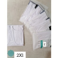 تصویر زیرپوش مردانه رکابی برند جناب نخ پنبه اعلا سایز 2xl الوان بسیار با کیفیت ضمانت ابرفت و تغییر رنگ 