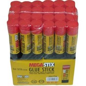 تصویر چسب ماتیکی مگا استیکس غفاری وزن 15 گرم بسته 24 عددی 