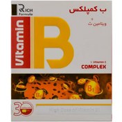 تصویر كپسول ب كمپلكس ویتامین ث 30 عدد بهستان Behestan B Complex Vitamin C 30 Capsulos