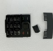 تصویر صفحه کلید نوکیا NOKIA x2-00 فابریک کمپانی نوکیا آک رنگ مشکی ( با درپوش usb و قطعه پلاستیکی روی قاب پشتی بالایی) 