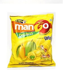 تصویر آبنبات انبه مانگو دبل سینتو پاکتی 600 گرمی حلال تولید هند Cintu Mango Doubles Center filled Candy