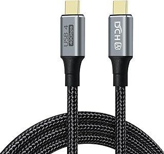 Plugable Thunderbolt 4 Cable [Thunderbolt Certified] 3.2ft USB4 Cable with  100W Charging, Single 8K or Dual 4K Displays, 40Gbps Data Transfer