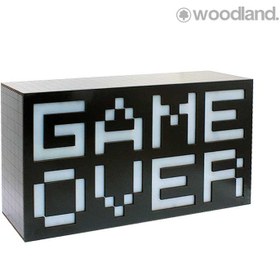 تصویر آیکون لایت گیم اور، لایت باکس Game Over 8-Bit Pixel مدل 10201 