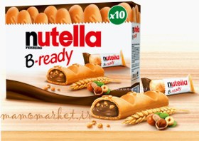 تصویر بیسکویت شکلات نوتلا بی ردی 10 عددی Nutella 