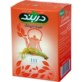 تصویر دمنوش گیاهی جینسینگ دربند بسته 15 عددی*142 