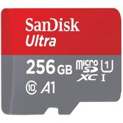 تصویر کارت حافظه /رم 256 گیگ میکرو به همراه خشاب سن دیسک مدل التراSanDisk Ultra 256Gig 