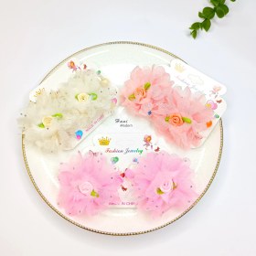 تصویر کش مو فانتزی با پیکسل گل 