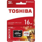 تصویر کارت حافظه 16G توشیبا مدل M302-EA tooshiba sd card 16G M302-EA