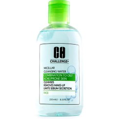 تصویر پاک کننده آرایش میسلار واتر پوست چرب 250 میل چلنج Challenge Sebogreen Micellar Water 250ml