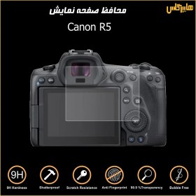 تصویر محافظ صفحه نمایش دوربین عکاسی کانن Canon R5 