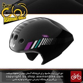 تصویر کلاه دوچرخه سواری تایم تریل جاینت لیو مدل اتکا تی تی سایز دور سر 51 الی 55 مشکی Giant Liv Attacca TT Bicycle Helmet 51 to 55 Black 