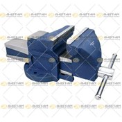 تصویر گیره رومیزی همراه با پایه ثابت (فک فولادی) GROZ (گروز) سری BV/F ( در 5 سایز مختلف) 