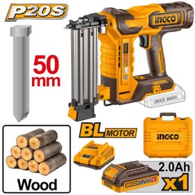 تصویر میخکوب شارژی 20 ولت اینکو مدل CBNLI5008 Inco 20V Cordless Nailer Model CBNLI5008