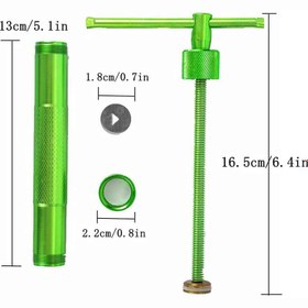 تصویر تپانچه فوندانت 20 عددی - اکسترودر (metal clay extruder) 