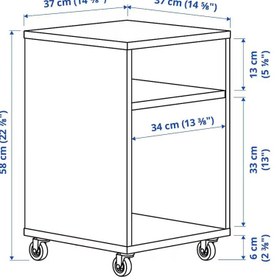 تصویر میز پاتختی مدل 791 کن مدل 400560 