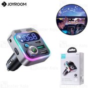 تصویر شارژر فندکی 48 وات و اف ام پلیر جویروم Joyroom JR-CL16 48W Car Wireless FM Transmitter and charger Joyroom FM transmitter / car charger 48W PPS/PD/QC3.0 black (JR-CL16)