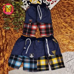 تصویر شلوارک راحتی چهارخانه پسرانه 