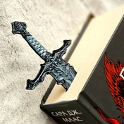 تصویر بوکمارک شمشیر | نشانگر کتاب فانتزی 