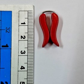 تصویر گیره روسری لاله شفاف 