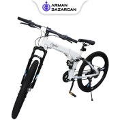 تصویر دوچرخه تاشو سایز 27 کریستال 21 دنده Folding Bike Crystal