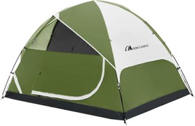 تصویر چادر مسافرتی 6 نفره ضدآب MOON LENCE MOON LENCE 2/4 Person Tent for Camping,Waterproof Tent for Backpacking,Outdoor Dome Tent with Windproof Green 2-Person