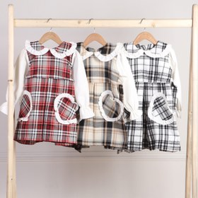 تصویر سارافون کشمیر دخترانه 