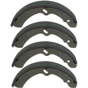 تصویر لنت ترمز کفشکی پارس مناسب چرخ عقب نیسان وانت جونیور کد 71036 Pars Lent 71036 Rear Brake Shoes for Nissan Pickup Junior